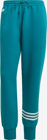 Effilé Pantalon 'Neuclassics' ADIDAS ORIGINALS en vert : devant