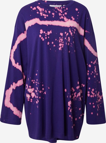 WEEKDAY Shirt 'Chrystanthe' in Purple: front