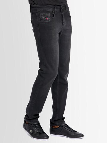 Coupe slim Jean Alessandro Salvarini en noir