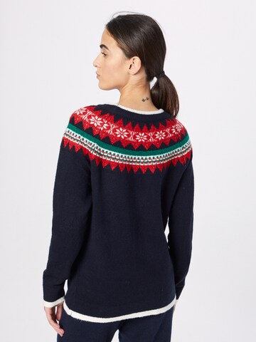 PIECES Pullover 'SOFIA' in Blau