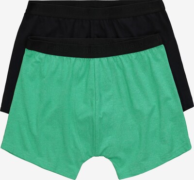 JP1880 Boxershorts in de kleur Groen / Zwart, Productweergave
