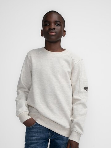 Petrol Industries Sweatshirt 'Ninilchik' in Wit: voorkant