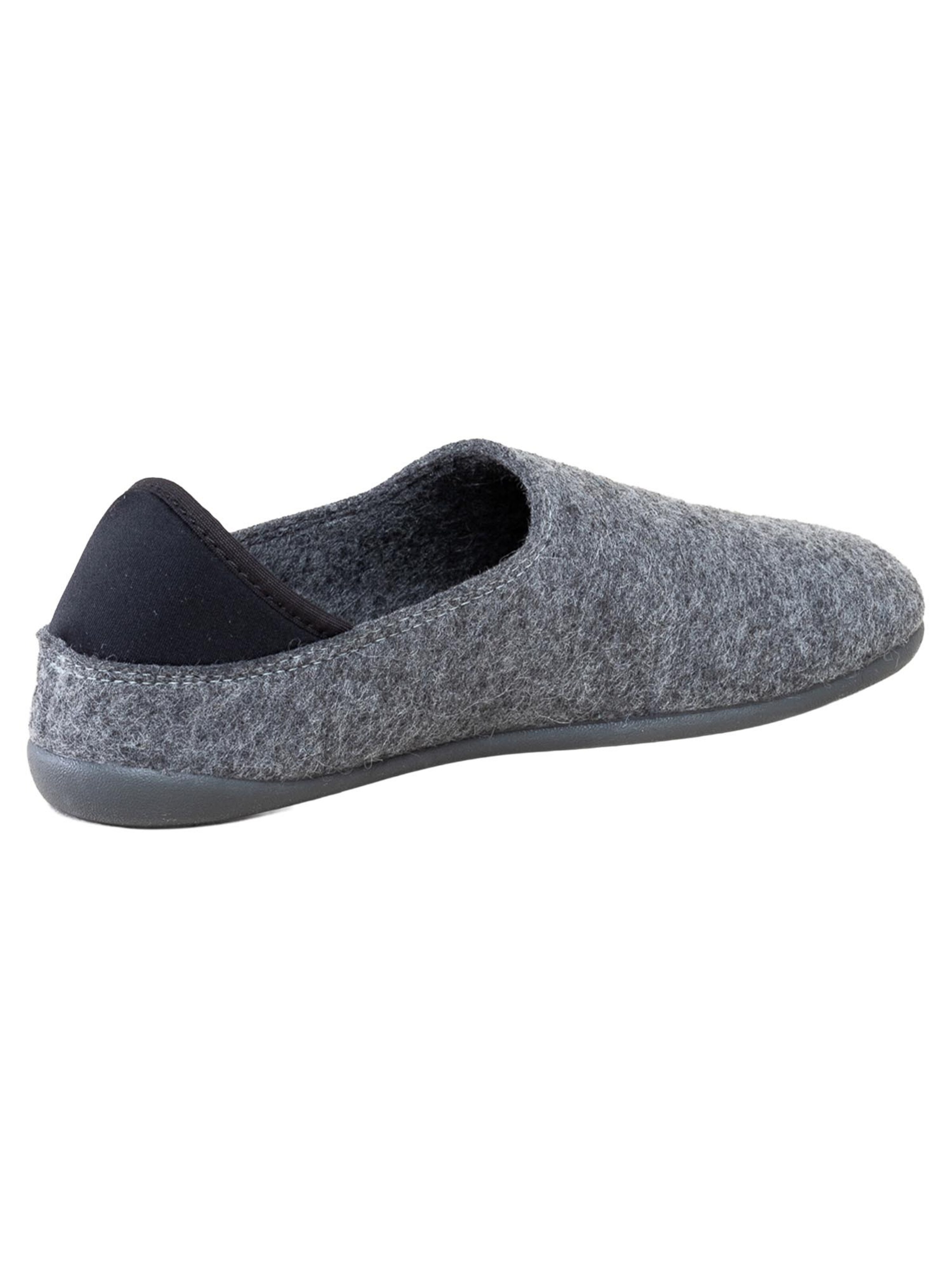 Gottstein Pantolette 'Wool Slip-On'‌‌‌‌‌‌ in Grau: Vorderseite