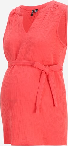 T-shirt 'NATALI' Vero Moda Maternity en rouge : devant