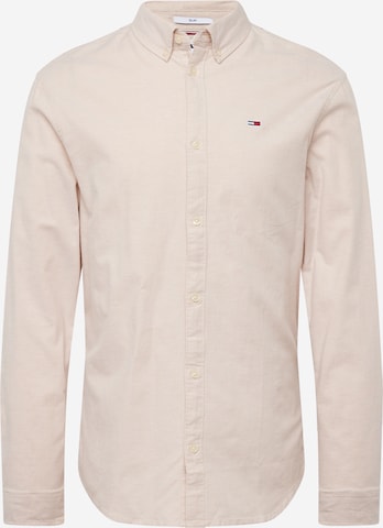 Camicia di Tommy Jeans in beige: frontale
