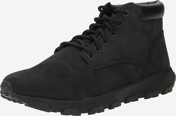 TIMBERLAND Lace-Up Boots 'Winsor Park' in Black: front