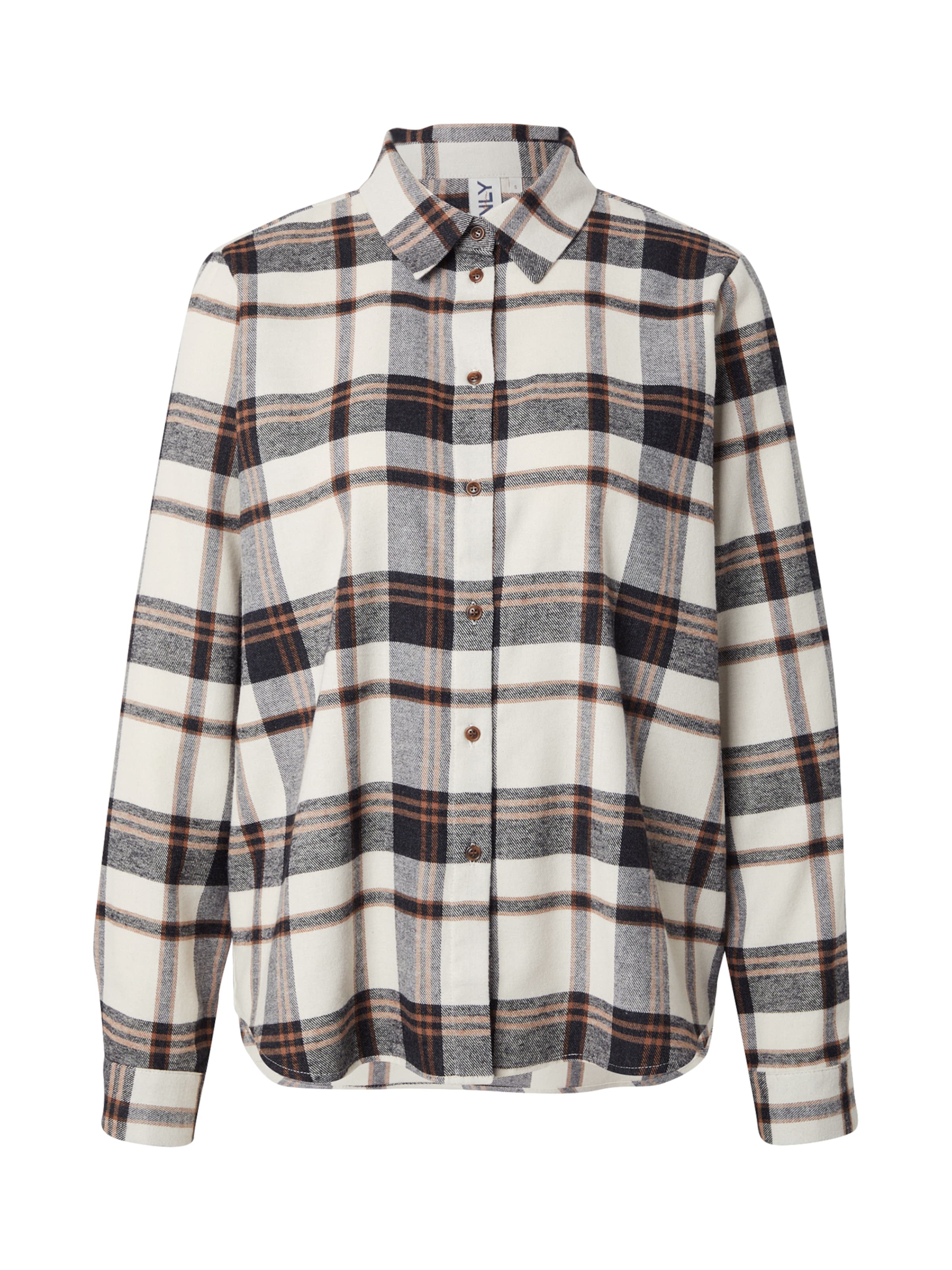 ONLY Blus 'ONLFie' i ecru / ljusbrun / mörkbrun, Produktvy