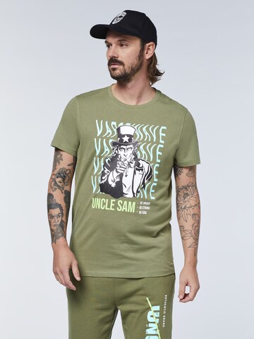 UNCLE SAM Shirt in Green: front