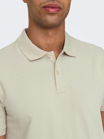 Only & Sons Poloshirt 'TRAY' in Grau