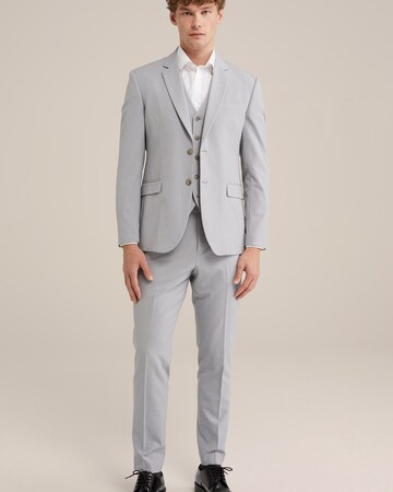 WE Fashion Slim fit Zakó - szürke