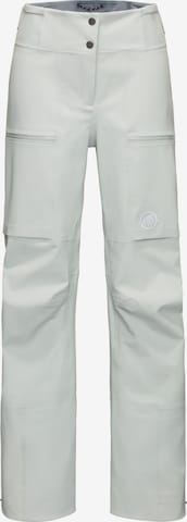 MAMMUT Regular Outdoor Pants in Green: front