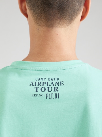 CAMP DAVID - Camiseta en verde
