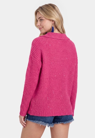 Pull-over IZIA en rose