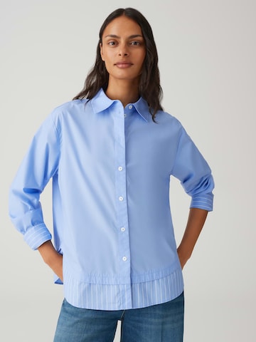 OPUS Bluse 'Favia' in Blau: Vorderseite