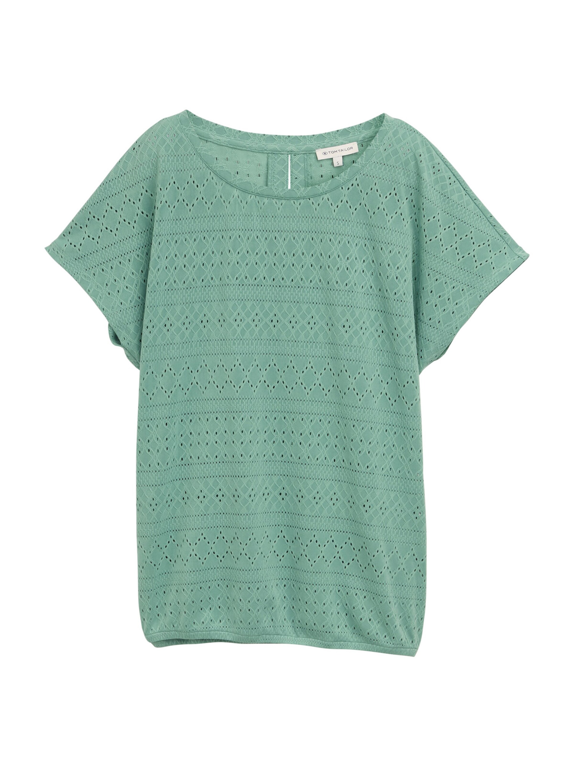 zaļš TOM TAILOR T-Krekls: no priekšpuses
