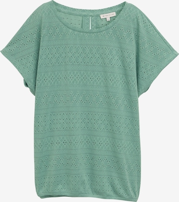 T-shirt TOM TAILOR en vert : devant