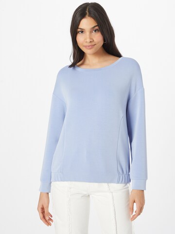 COMMA Sweatshirt in Blue: front