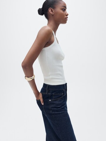 MANGO Knitted top 'RIRIN' in Beige