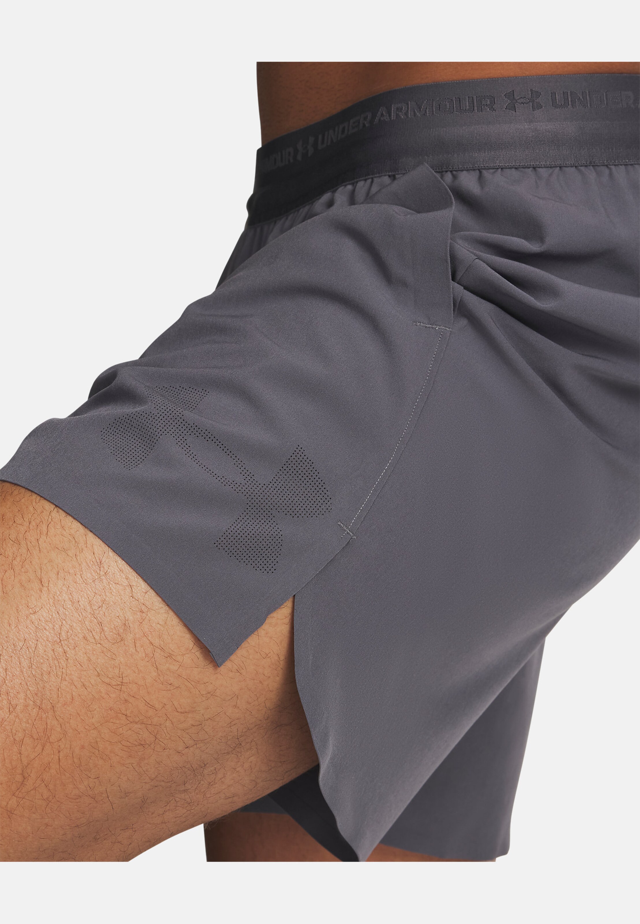 UNDER ARMOUR Regular Sportbroek 'Vanish Elite' in Grijs
