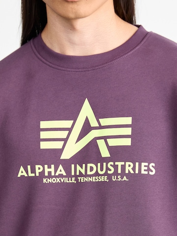 ALPHA INDUSTRIES Μπλούζα φούτερ σε λιλά