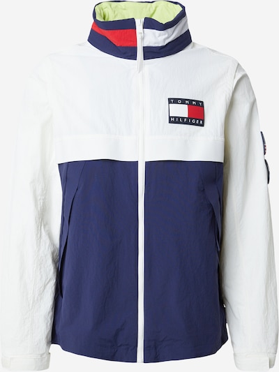 TOMMY HILFIGER Prijelazna jakna u mornarsko plava / bijela, Pregled proizvoda