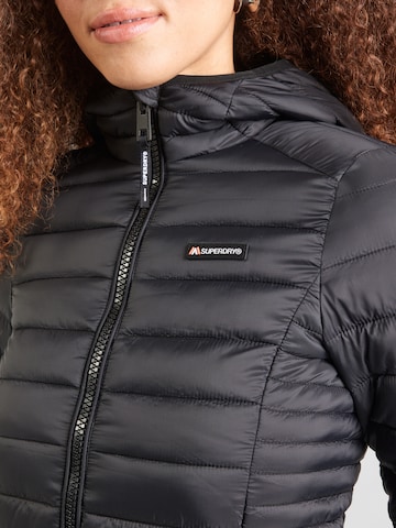 Superdry Přechodná bunda – černá