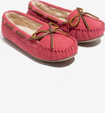 Minnetonka Halbschuh 'Cassie' in Pink