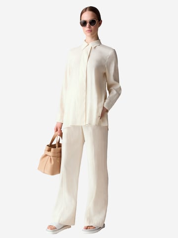 BOGNER Wide leg Pants 'Rebel' in White