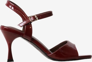 POTI PATI Sandale 'Supermodische Sandalen mit Absatz' in Rot: Vorderseite