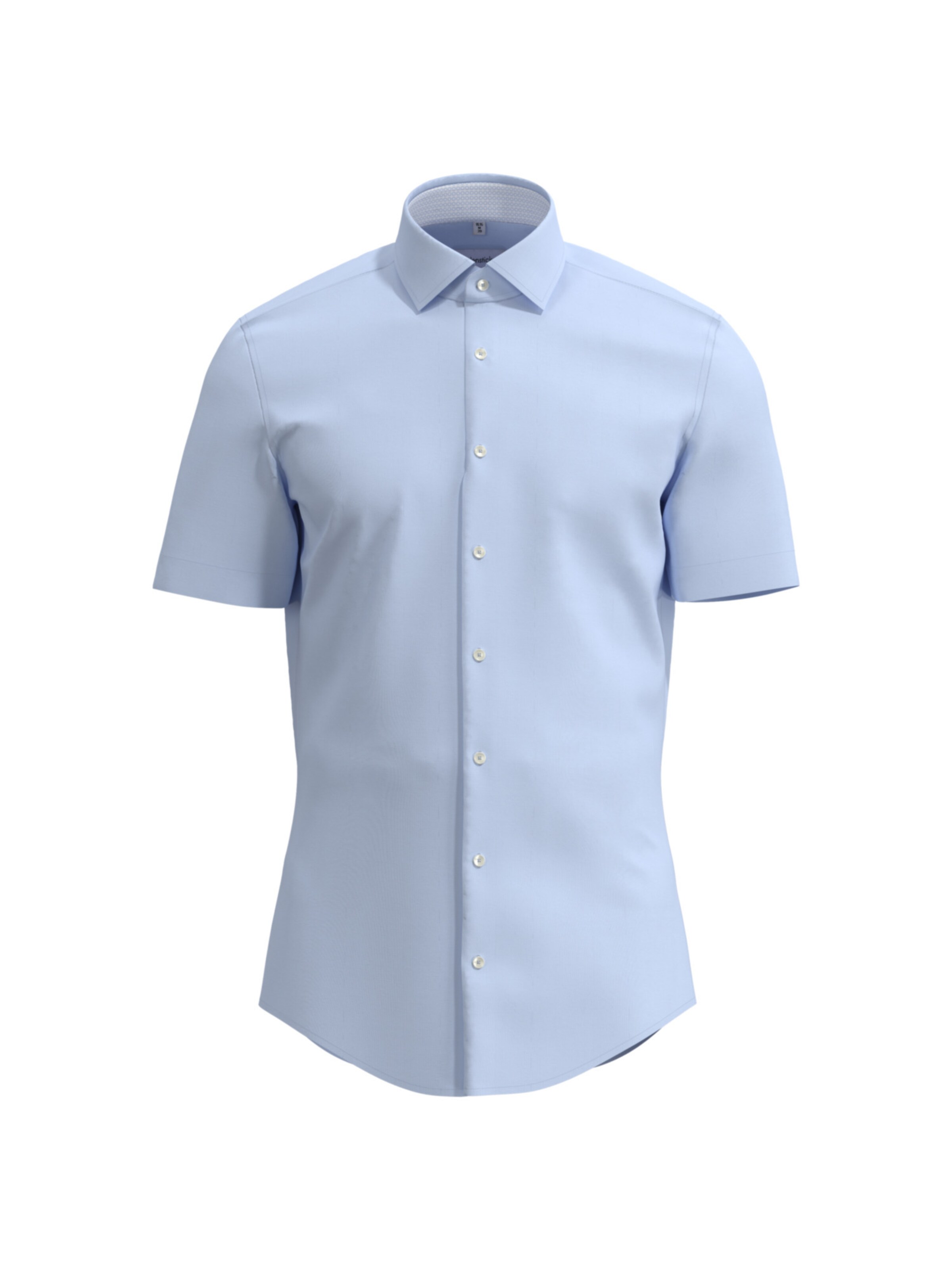 SEIDENSTICKER Zakelijk overhemd 'Smart Essentials' in Blauw: voorkant