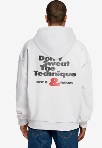 Merchcode Sweatshirt 'Eric B & Rakim - Don't Sweat The Technique' in Wit