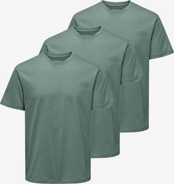 Only & Sons Shirt 'MAX' in Green: front