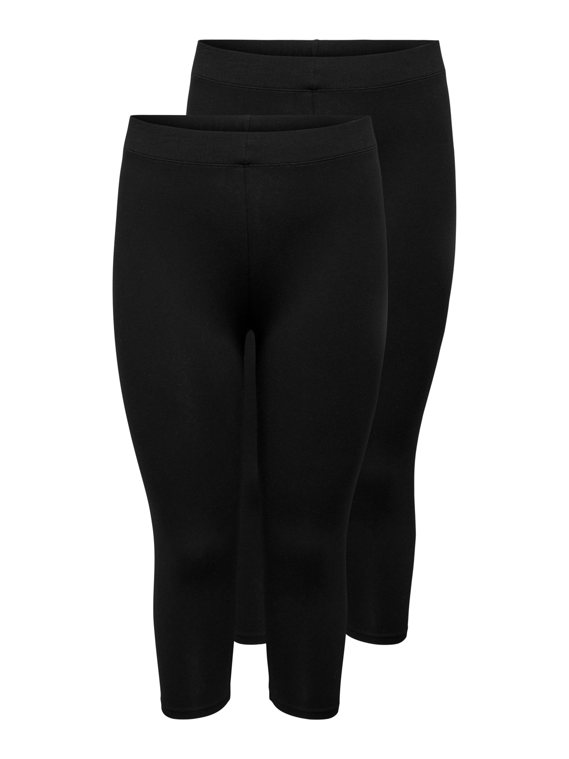 Skinny Leggings 'CARTIME' ONLY Carmakoma en noir : devant