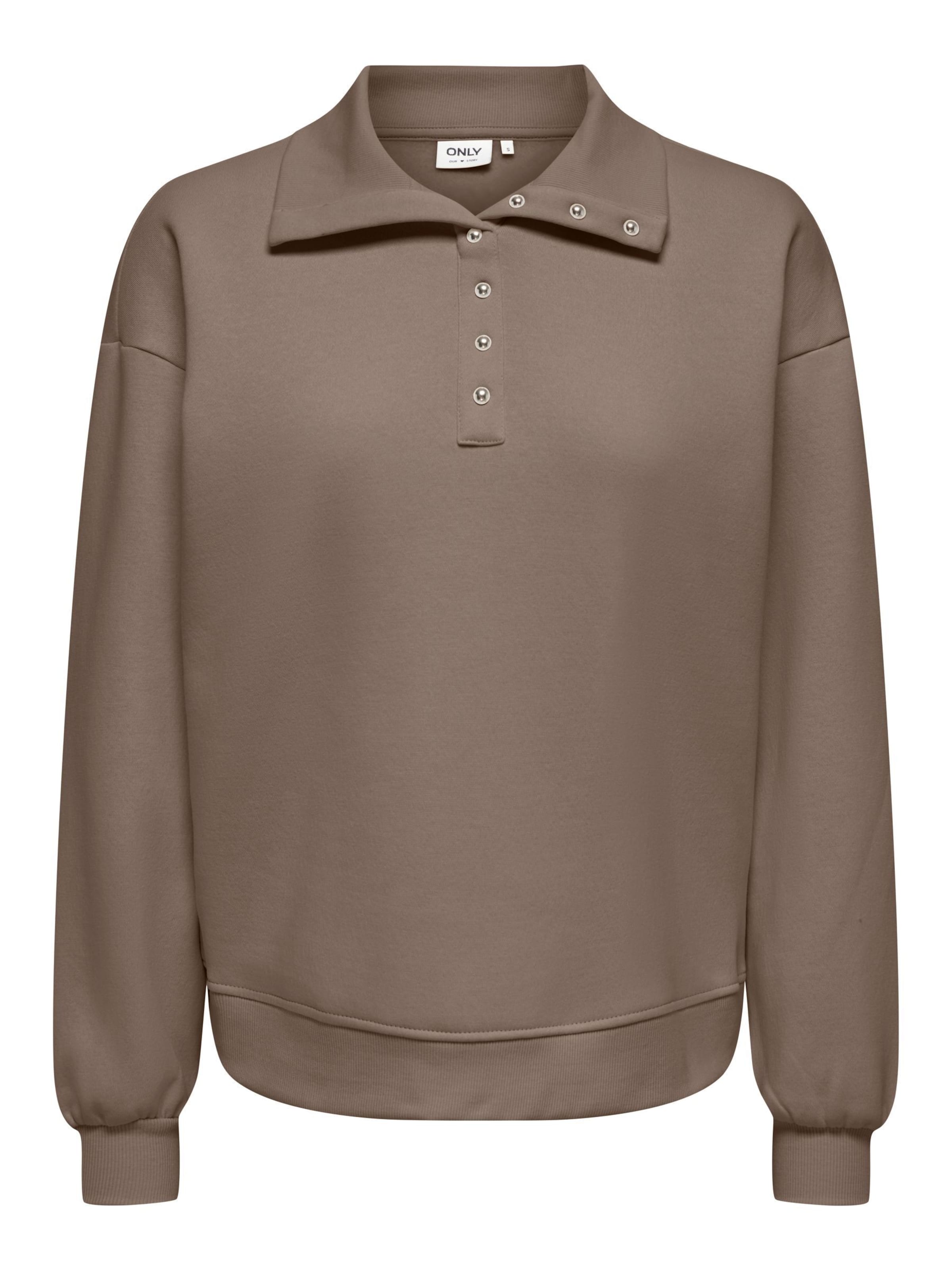 ONLY Sweatshirt 'ONLCoralie' i brun: forside