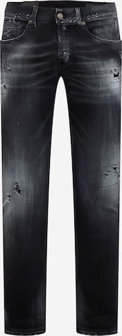 Dondup Slimfit Jeans 'GEORGE' in Zwart: voorkant