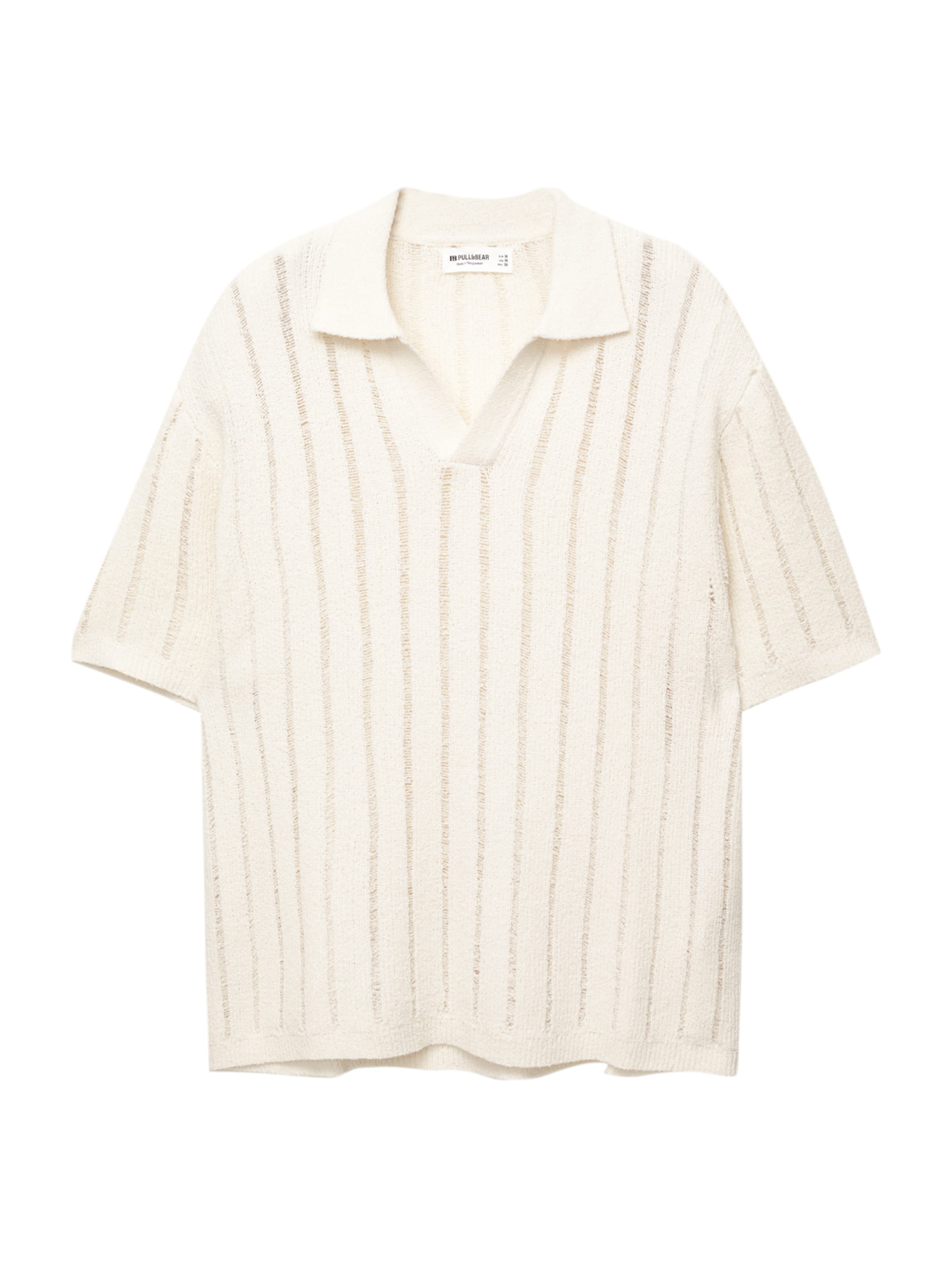 Pull&Bear Paita värissä valkoinen: etupuoli