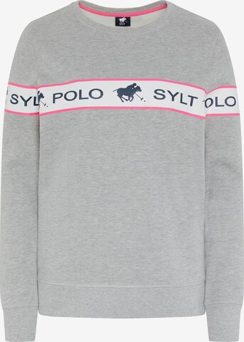 Polo Sylt Sweatshirt in Grey: front