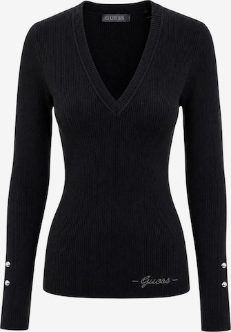 GUESS Sweater 'LS VN ELLIE SWTR W6YR10 Z0949' in Black: front