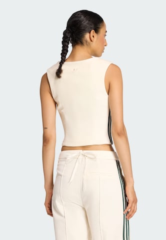 Top de la ADIDAS ORIGINALS pe alb
