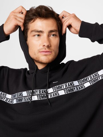 Tommy Jeans Sweatshirt in Schwarz