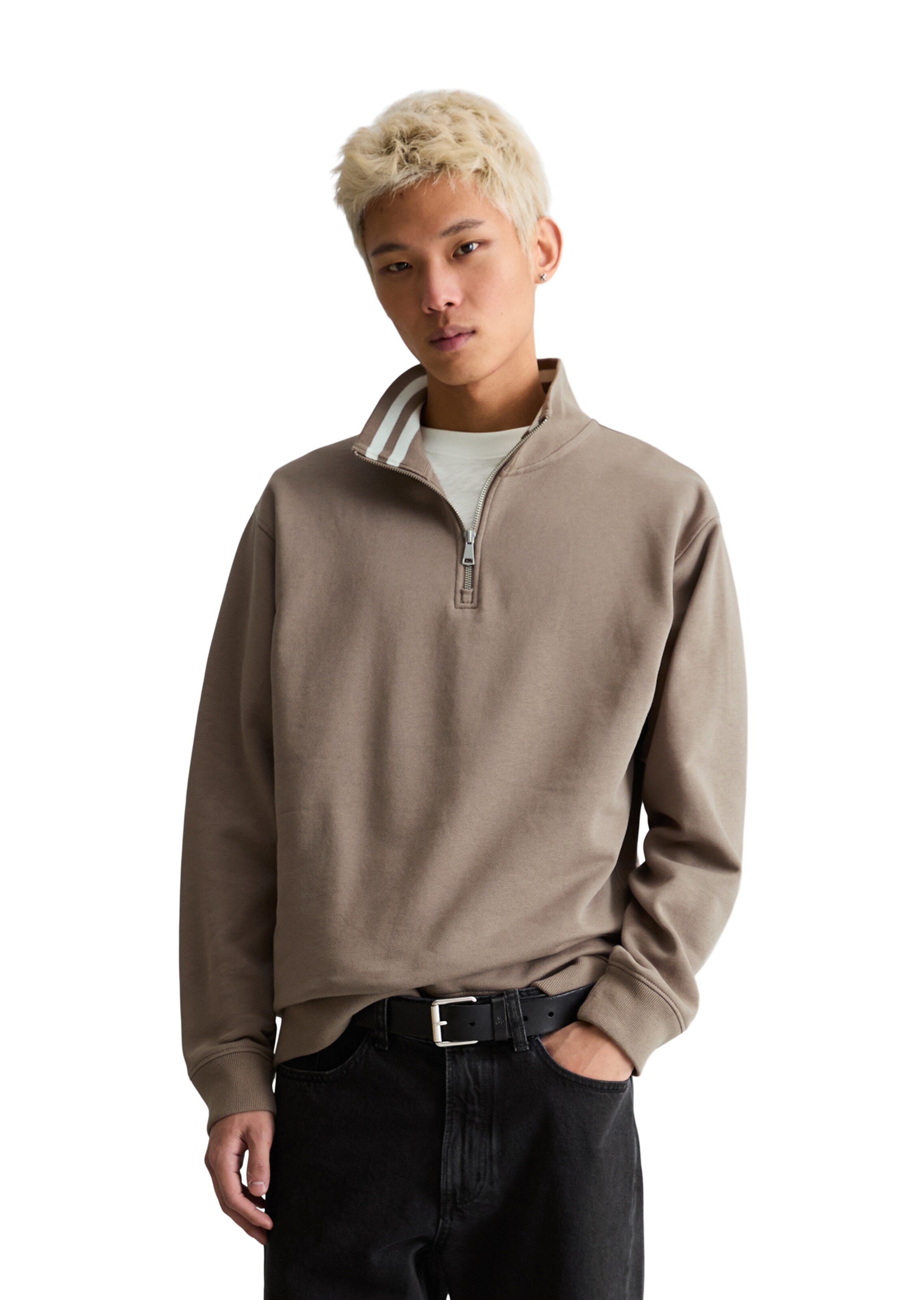 Sweat-shirt Marc O'Polo DENIM en marron : devant