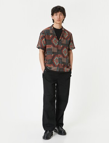 Koton Regular fit Button Up Shirt in Black