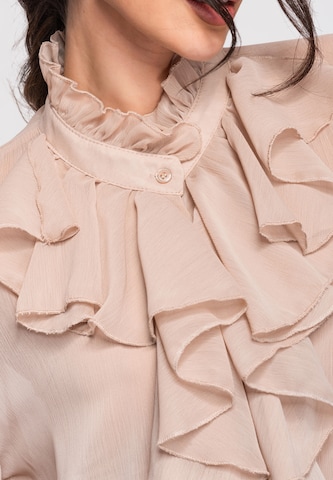 Ombre Blouse 'OW-SH-E0008' in Beige