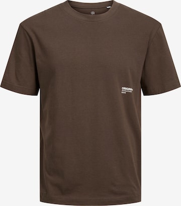 JACK & JONES Shirt in Brown: front