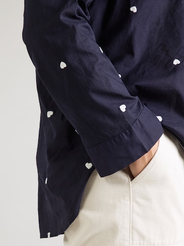 ONLY Carmakoma - Blusa 'CARNEW LINA GRACE' en azul