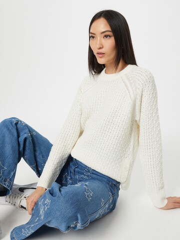 b.young Пуловер 'TINKA' в бяло: отпред