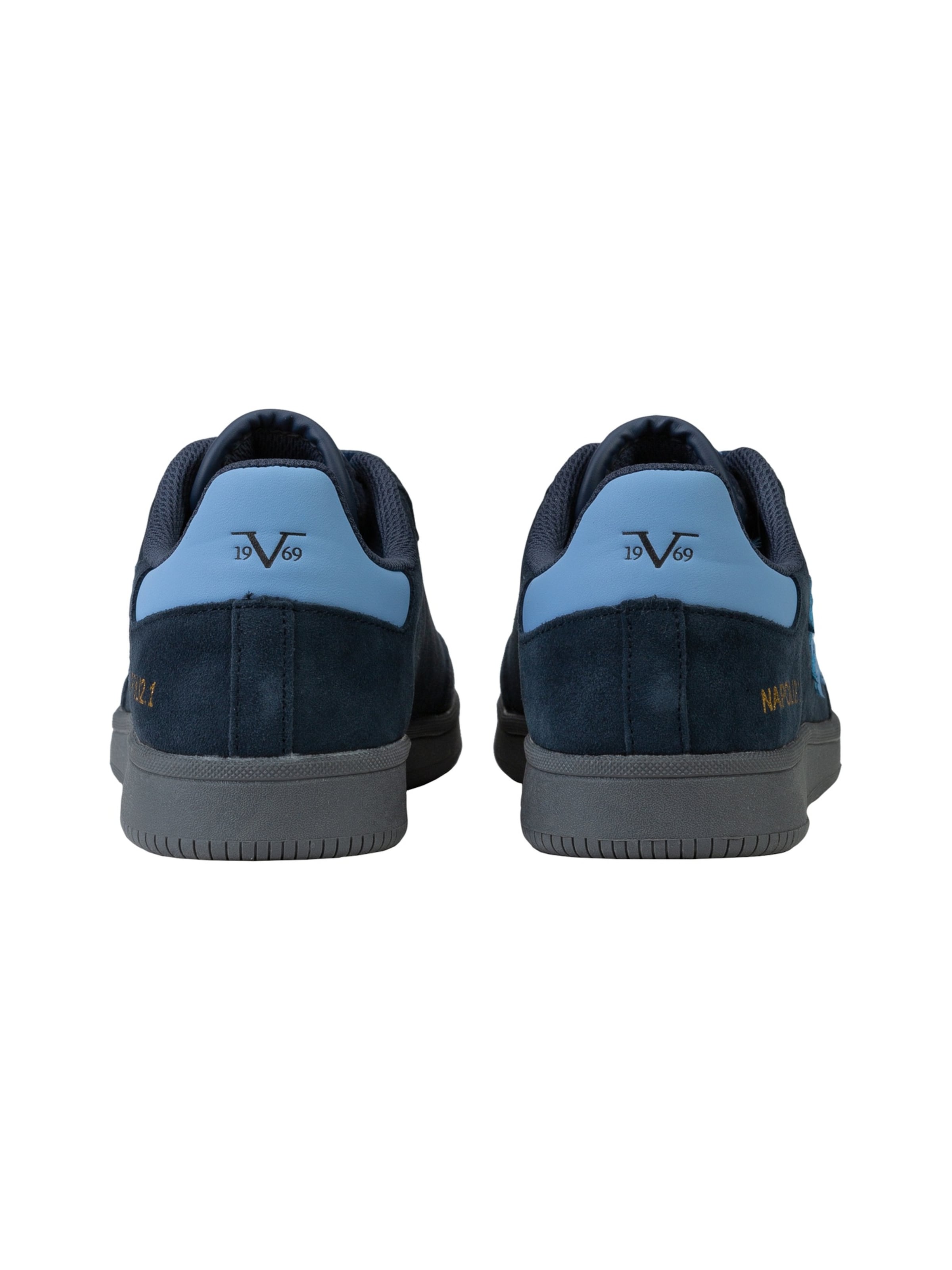 19V69 ITALIA Platform trainers 'Napoli 2.1' in Blue