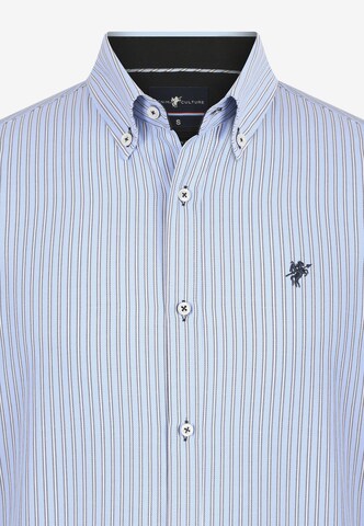 DENIM CULTURE Regular fit Button Up Shirt 'Kendrick' in Blue