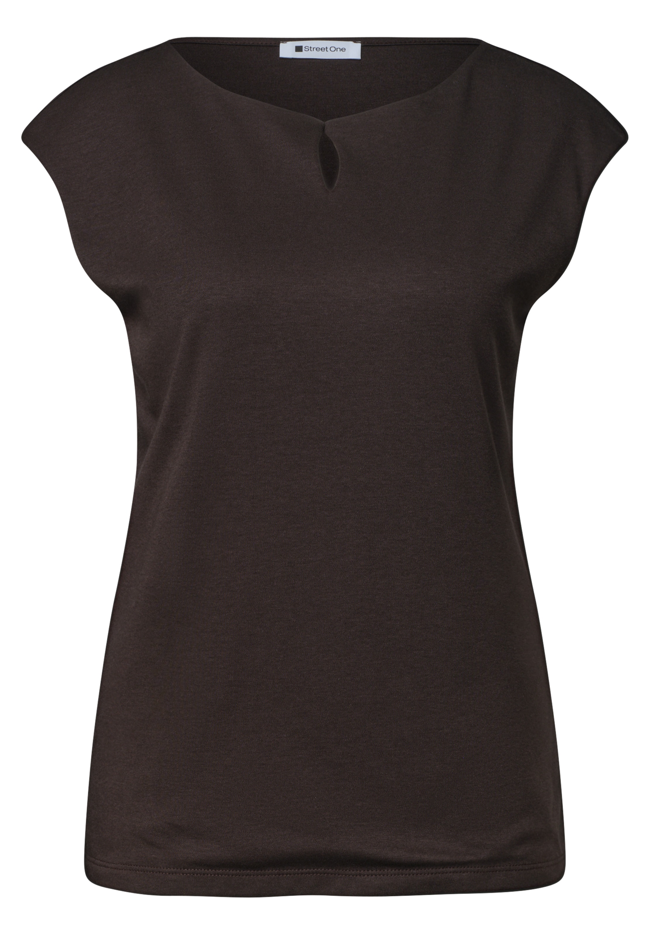 STREET ONE Shirt in Brown: front