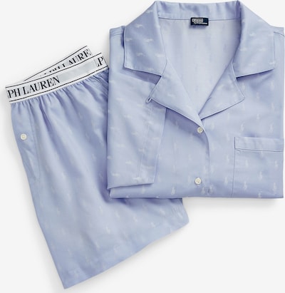 Polo Ralph Lauren Pyjama ' Short Sleeve PJ Set - Jacquard Polo Player ' en bleu, Vue avec produit